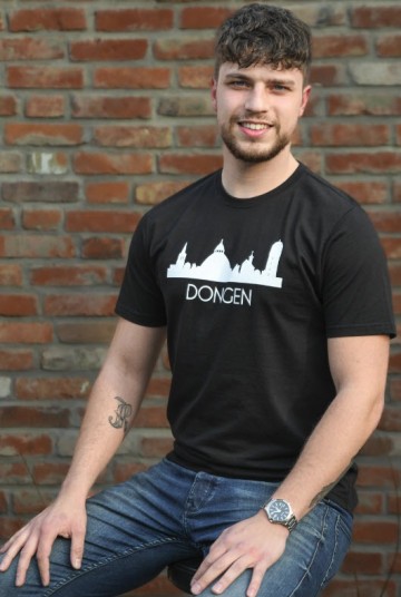 Dongenshirtzwart